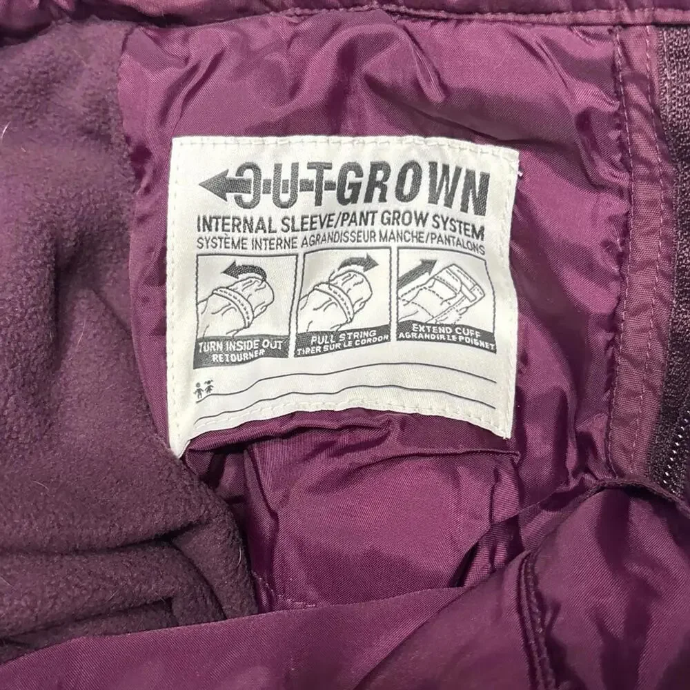 Columbia OUTGROWN Youth Snow Pants | Plum XS (6/6X) - Picture 10 of 13